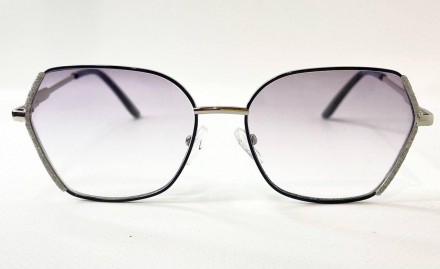 Корректирующие женские очки геометрия
	материал оправы: металл;
	линзы полимерны. . фото 5
