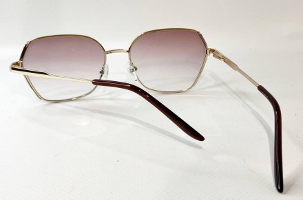 Корректирующие женские очки геометрия
	материал оправы: металл;
	линзы полимерны. . фото 3