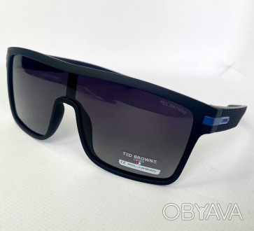 Солнцезащитные унисекс прямоугольные очки-маска
	защита от ультрафиолета uv400;
. . фото 1