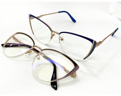 Корректирующие женские очки лисички с защитой от синего света
	материал оправы: . . фото 9