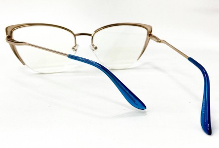 Корректирующие женские очки лисички с защитой от синего света
	материал оправы: . . фото 8