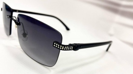 Солнцезащитные унисекс прямоугольные очки градиент
	защита от ультрафиолета uv40. . фото 5