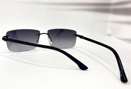 Солнцезащитные унисекс прямоугольные очки градиент
	защита от ультрафиолета uv40. . фото 6