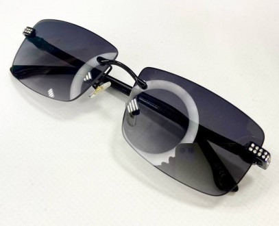 Солнцезащитные унисекс прямоугольные очки градиент
	защита от ультрафиолета uv40. . фото 4