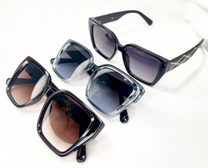 Солнцезащитные женские очки с градиентной тонировкой
	защита от ультрафиолета uv. . фото 7