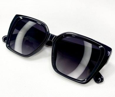 Солнцезащитные женские очки с градиентной тонировкой
	защита от ультрафиолета uv. . фото 4
