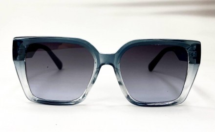 Солнцезащитные женские очки с градиентной тонировкой
	защита от ультрафиолета uv. . фото 3