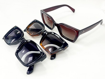 Солнцезащитные женские очки с градиентной тонировкой и поляризацией
	защита от у. . фото 7