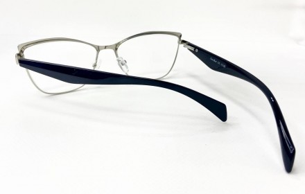 Корректирующие женские очки для зрения кошечки
	материал оправы: металл;
	линзы . . фото 3