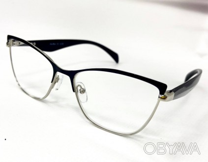 Корректирующие женские очки для зрения кошечки
	материал оправы: металл;
	линзы . . фото 1