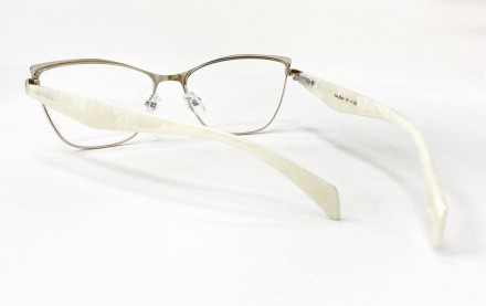 Корректирующие женские очки для зрения кошечки
	материал оправы: металл;
	линзы . . фото 3