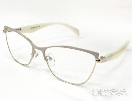 Корректирующие женские очки для зрения кошечки
	материал оправы: металл;
	линзы . . фото 1