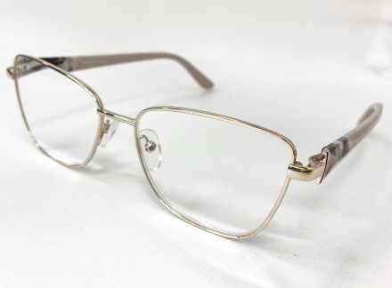 Корректирующие женские очки для зрения лисички
	материал оправы: металл;
	линзы . . фото 2
