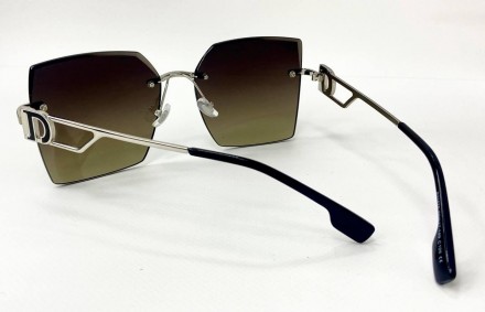Солнцезащитные женские очки оверсайз
	защита от ультрафиолета uv400;
	линзы поли. . фото 5