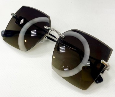 Солнцезащитные женские очки оверсайз
	защита от ультрафиолета uv400;
	линзы поли. . фото 6