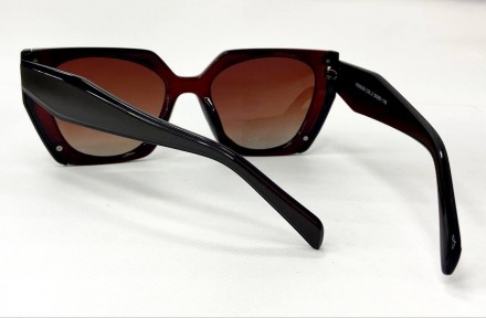 Солнцезащитные женские геометрические очки с поляризацией линзы градиент
	защита. . фото 3