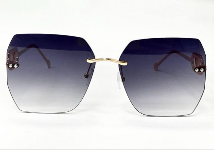 Солнцезащитные женские квадратные тонированные очки
	защита от ультрафиолета uv4. . фото 4