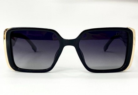 Солнцезащитные женские квадратные очки с поляризацией линзы градиент
	защита от . . фото 3