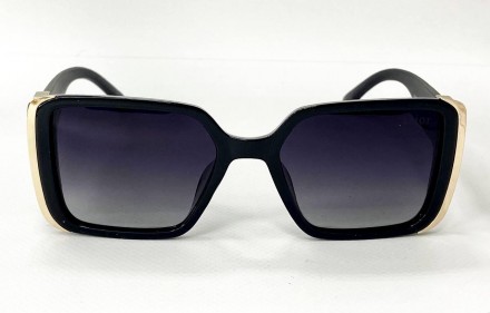 Солнцезащитные женские квадратные очки с поляризацией линзы градиент
	защита от . . фото 6