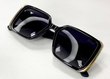 Солнцезащитные женские квадратные очки с поляризацией линзы градиент
	защита от . . фото 7