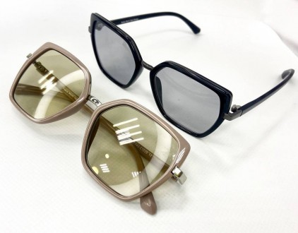 Корректирующие женские квадратные очки фотохромные с тонкими дужками
	материал о. . фото 10