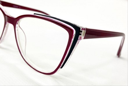 Корректирующие женские очки лисички с защитой от синего света
	материал оправы: . . фото 4