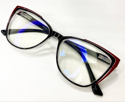 Корректирующие женские очки лисички с защитой от синего света
	материал оправы: . . фото 4