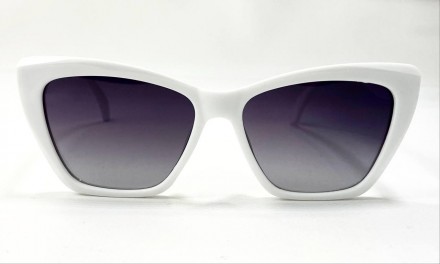 Солнцезащитные женские очки лисички с поляризацией линзы градиент
	защита от уль. . фото 4