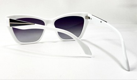 Солнцезащитные женские очки лисички с поляризацией линзы градиент
	защита от уль. . фото 5