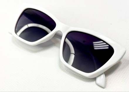 Солнцезащитные женские очки лисички с поляризацией линзы градиент
	защита от уль. . фото 6