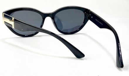 Солнцезащитные женские очки лисички с поляризацией линзы градиент
	защита от уль. . фото 3