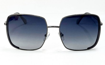 Солнцезащитные женские квадратные тонированные очки с поляризацией и полупрозрач. . фото 5