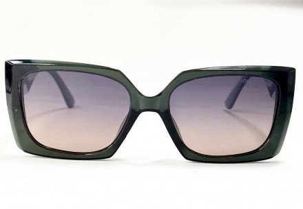 Солнцезащитные брендовые женские прямоугольные тонированные очки с поляризацией . . фото 5