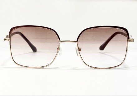 Корректирующие женские квадратные очки градиент с выразительным фронтом
	материа. . фото 7
