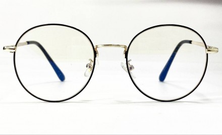 Корректирующие круглые унисекс очки с защитой от синего света
	материал оправы: . . фото 4