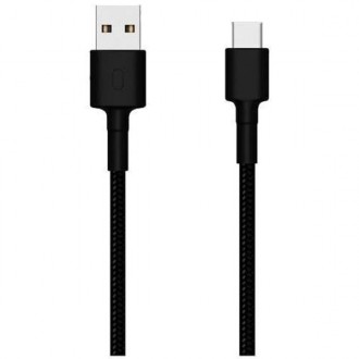 Xiaomi Mi Braided USB Type-C Cable 100cm Black - это надежный и прочный кабель, . . фото 2