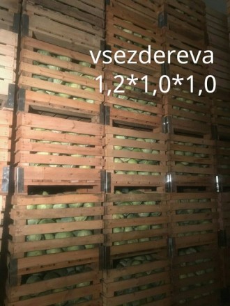 Продаємо дерев‘яні ящики під овочі та фрукти. Є ящики з дерева різних розм. . фото 6