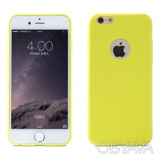Чехол Remax для iPhone 6/6S Jelly Upgrade Yellow придаст Вашему смартфону ещё бо. . фото 1