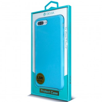 Чехол Devia для iPhone 8 Plus/7 Plus Successor Blue выполнен из эластичного сили. . фото 3