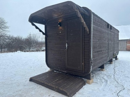  
Характеристики:
Общая протяженность: 6 метра.
Длина парной: 210см.
Длина комна. . фото 3