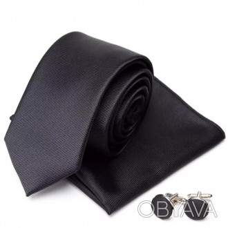 Подарочный набор DIY: галстук 6 см запонки платок GS10184-1