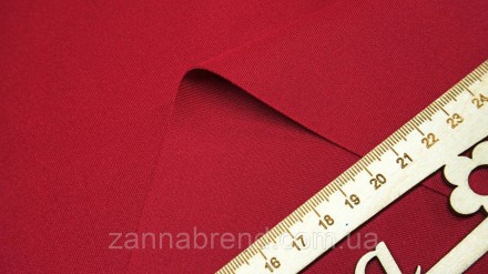  Ткань дайвинг цвет красный - эластичная, мягкая, плотная, приятная на ощупь мат. . фото 3