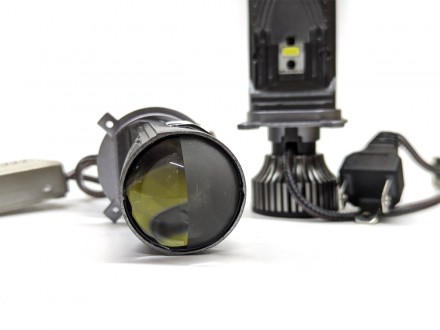 LED-комплекс L40 з лінзою зі світлотіньовим кордоном. Тип лампи Н4 ближній/дальн. . фото 3