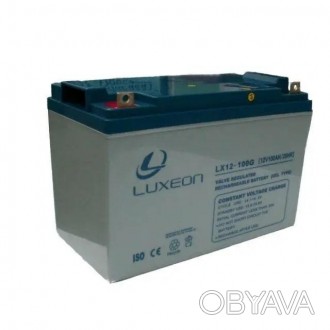 Аккумуляторная батарея гелевая 100 Ah LUXEON LX12-100G
 Гелевый аккумулятор LUXE. . фото 1