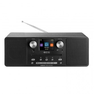 Радиоприемник с поддержкой MP3 и таймером сна ECG B.BOLD 7200 Intero Black
	Прод. . фото 3