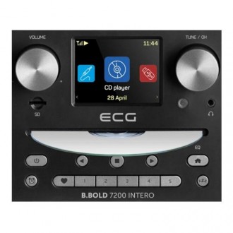 Радиоприемник с поддержкой MP3 и таймером сна ECG B.BOLD 7200 Intero Black
	Прод. . фото 10