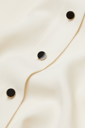 Giuliva Heritage x H&M. Блуза ніжного крою з драпіруванням із ґудзиками контраст. . фото 3