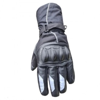Мото-перчатки CRIVIT. Прочные защитные перчатки со вставками из натуральной кожи. . фото 8