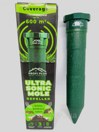 Profi Plus Ultra Sonic Mole Repeller - прилад, що працює на батарейках і є неотр. . фото 2