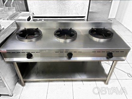 Плита газовая 
COOKMAX NGER 15-60 F(PG) (Б/У)
 
Газовая плита CooKMax NGER 15-60. . фото 1